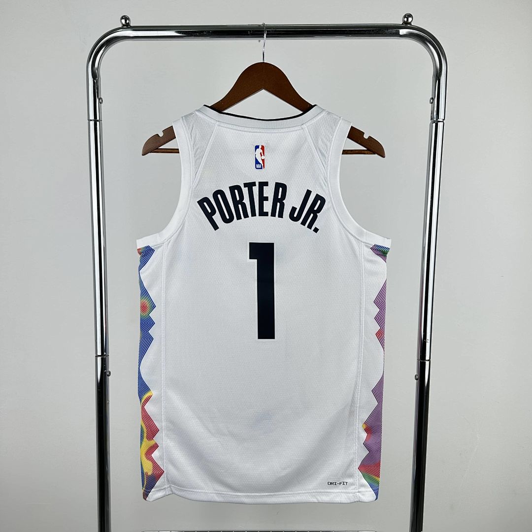 2025 Denver Nuggets Porter JR. #1 City Edition NBA Jersey 10
