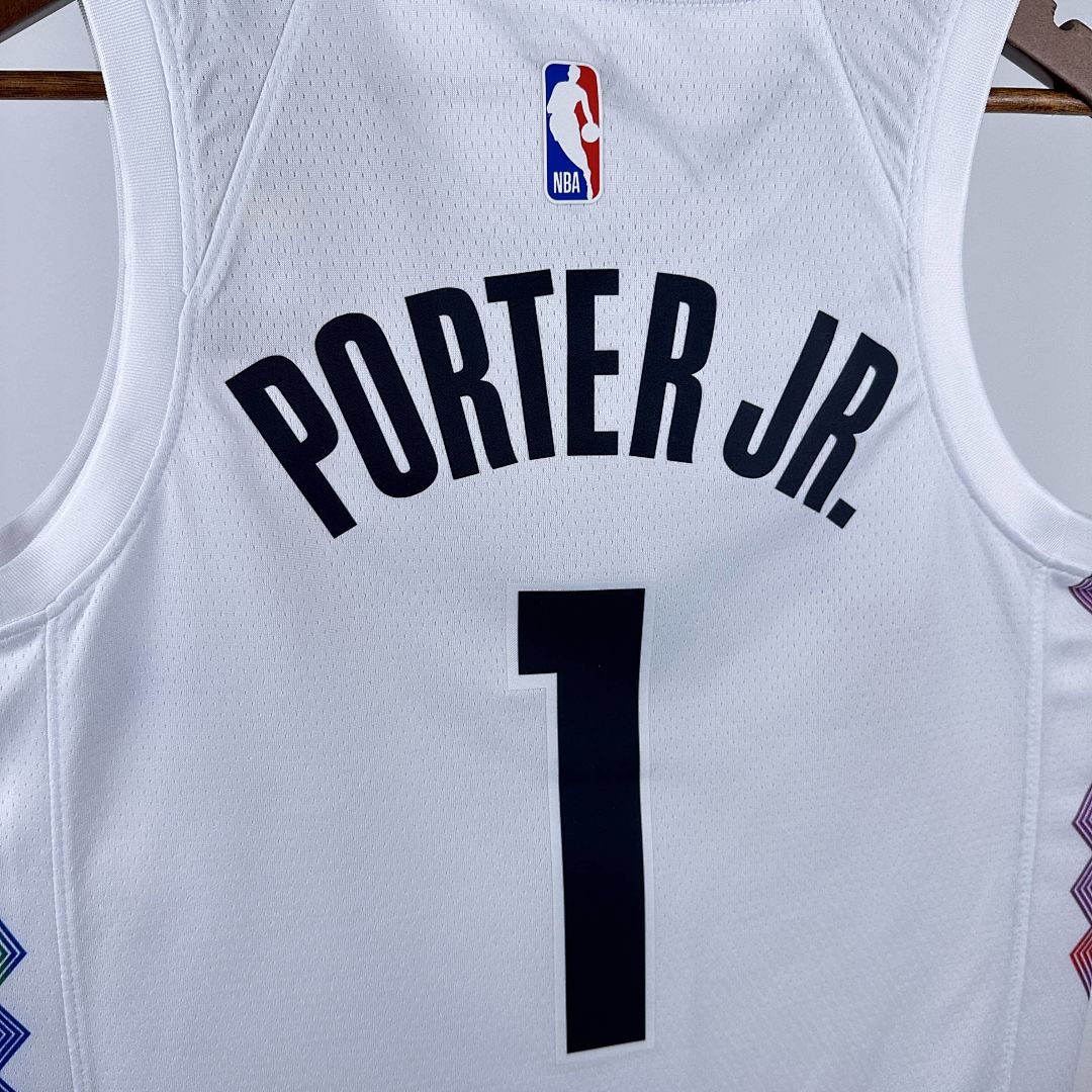 2025 Denver Nuggets Porter JR. #1 City Edition NBA Jersey 5