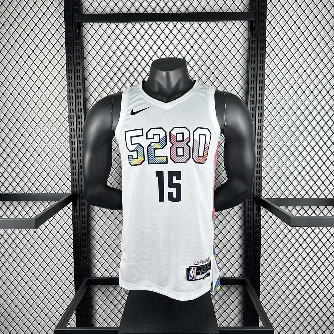 2025 Denver Nuggets Jokic #15 City Edition NBA Jersey