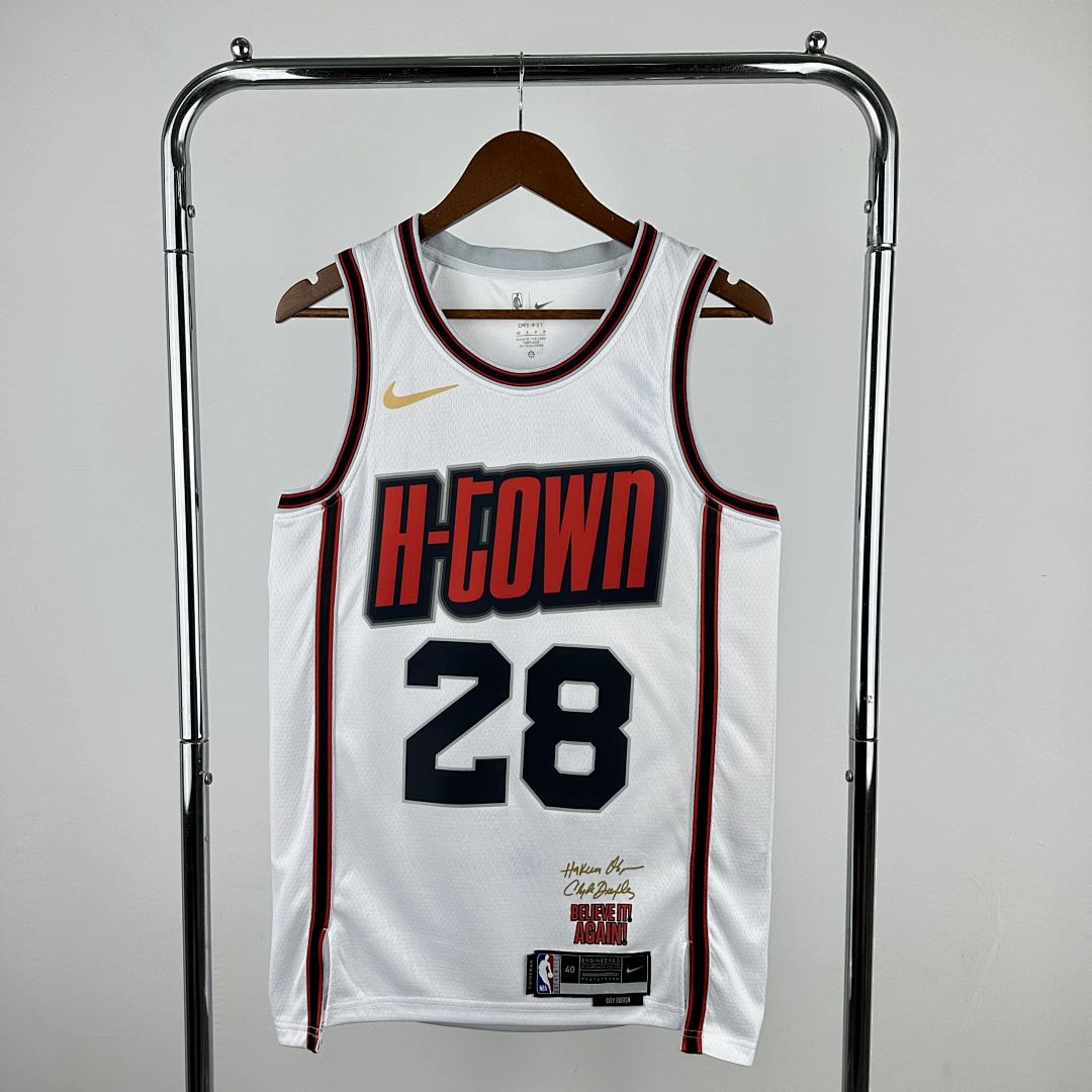 2025 Houston Rockets Sengun #28 City Edition NBA Jersey 10