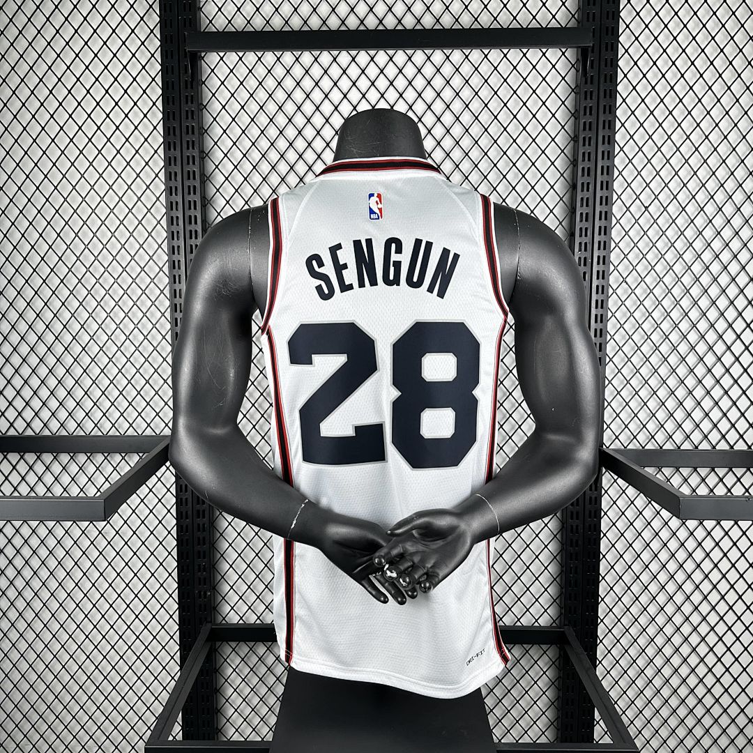 2025 Houston Rockets Sengun #28 City Edition NBA Jersey 2