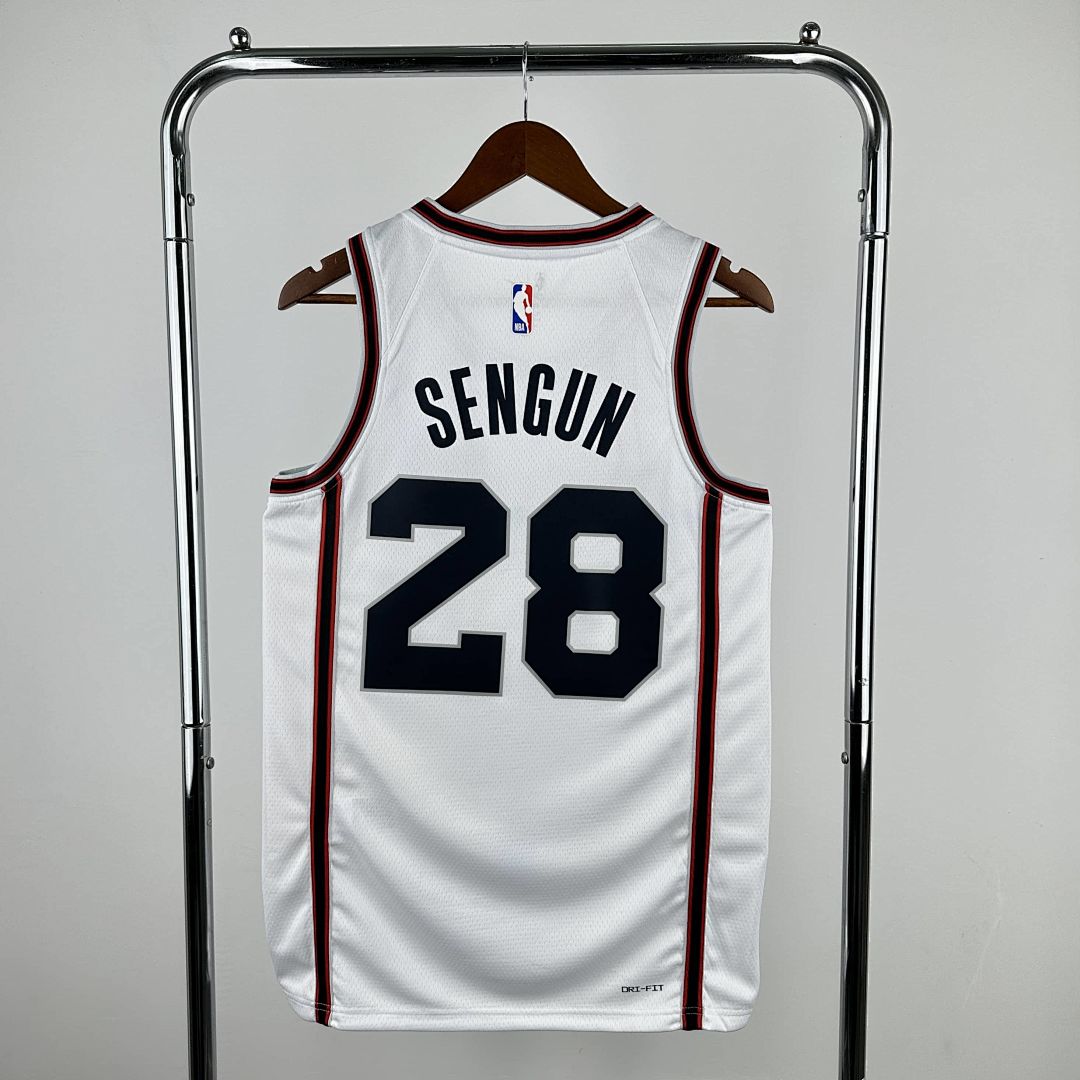 2025 Houston Rockets Sengun #28 City Edition NBA Jersey 9