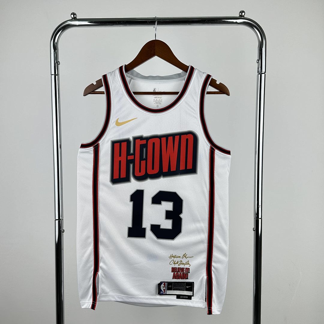 2025 Houston Rockets Harden #13 City Edition NBA Jersey 11