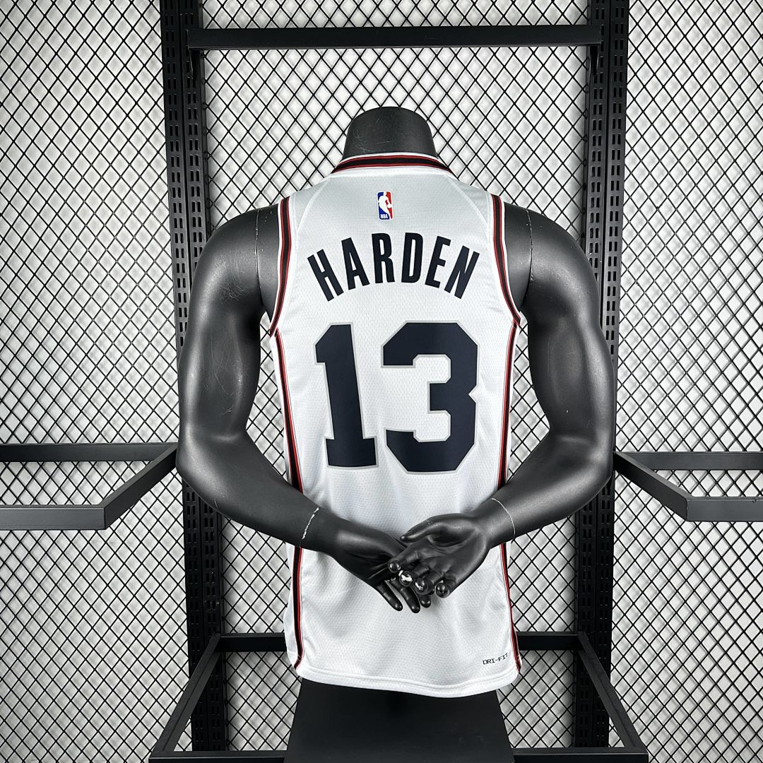 2025 Houston Rockets Harden #13 City Edition NBA Jersey 2