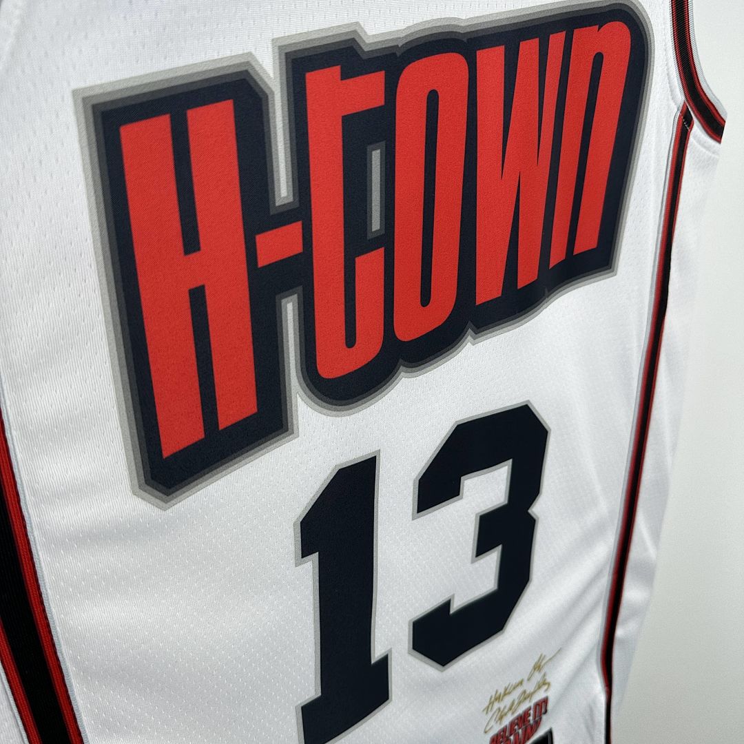2025 Houston Rockets Harden #13 City Edition NBA Jersey 7