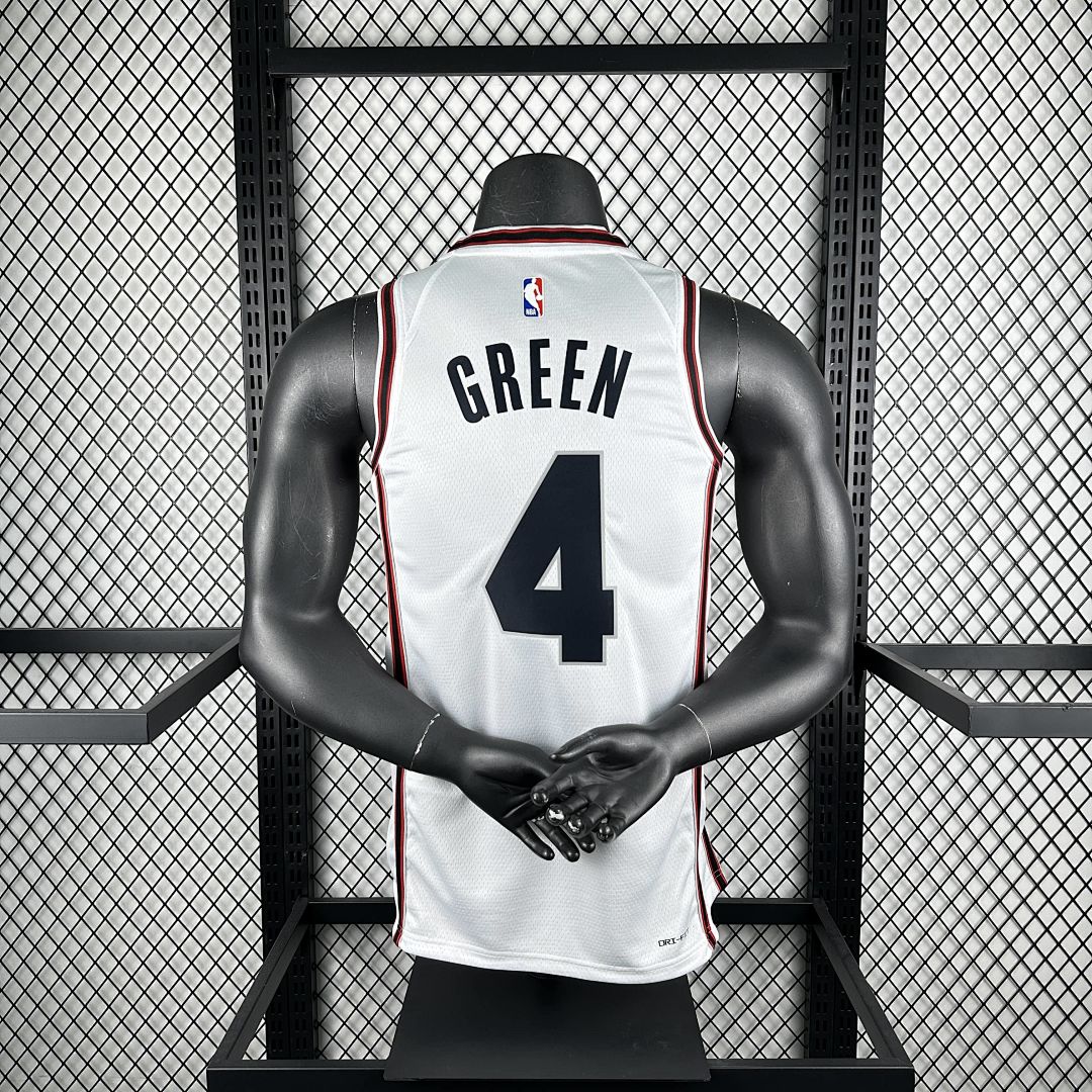 2025 Houston Rockets vert #4 City édition NBA maillot 2
