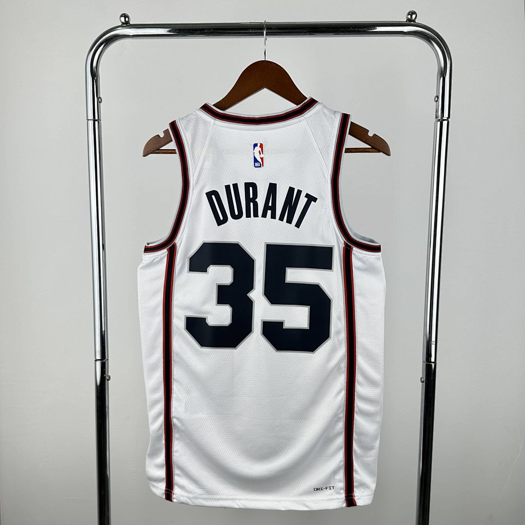 2025 Houston Rockets Durant #35 City édition NBA maillot 10