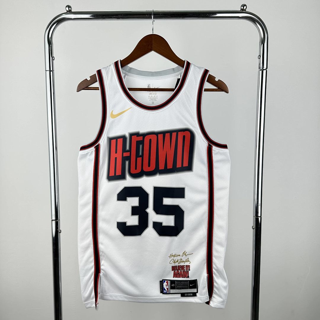 2025 Houston Rockets Durant #35 City édition NBA maillot 11