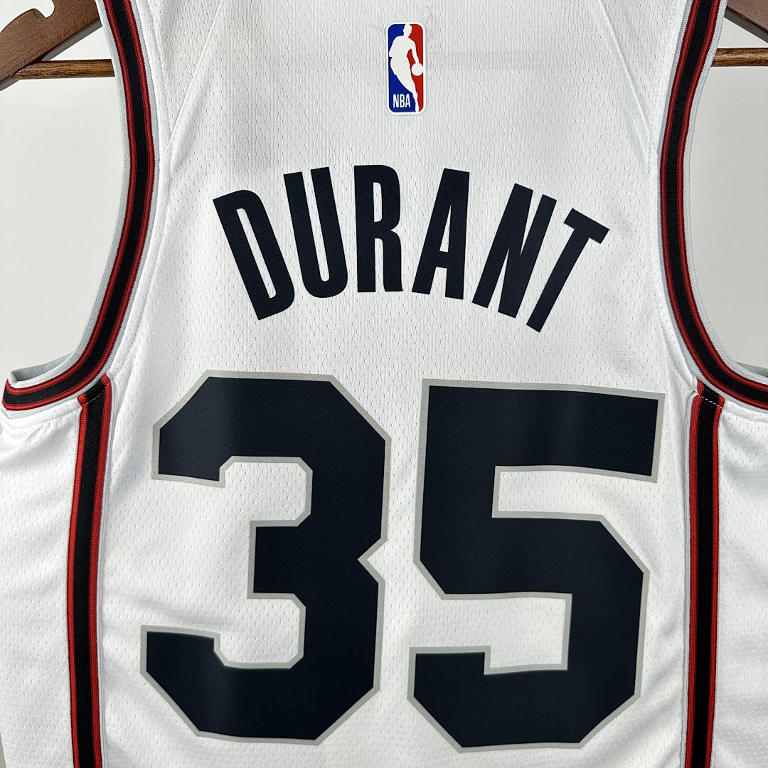 2025 Houston Rockets Durant #35 City édition NBA maillot 5
