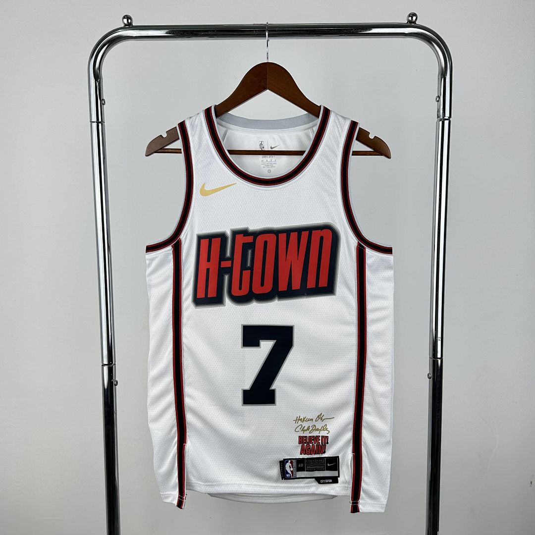 2025 Houston Rockets Durant #7 City Edition NBA Jersey