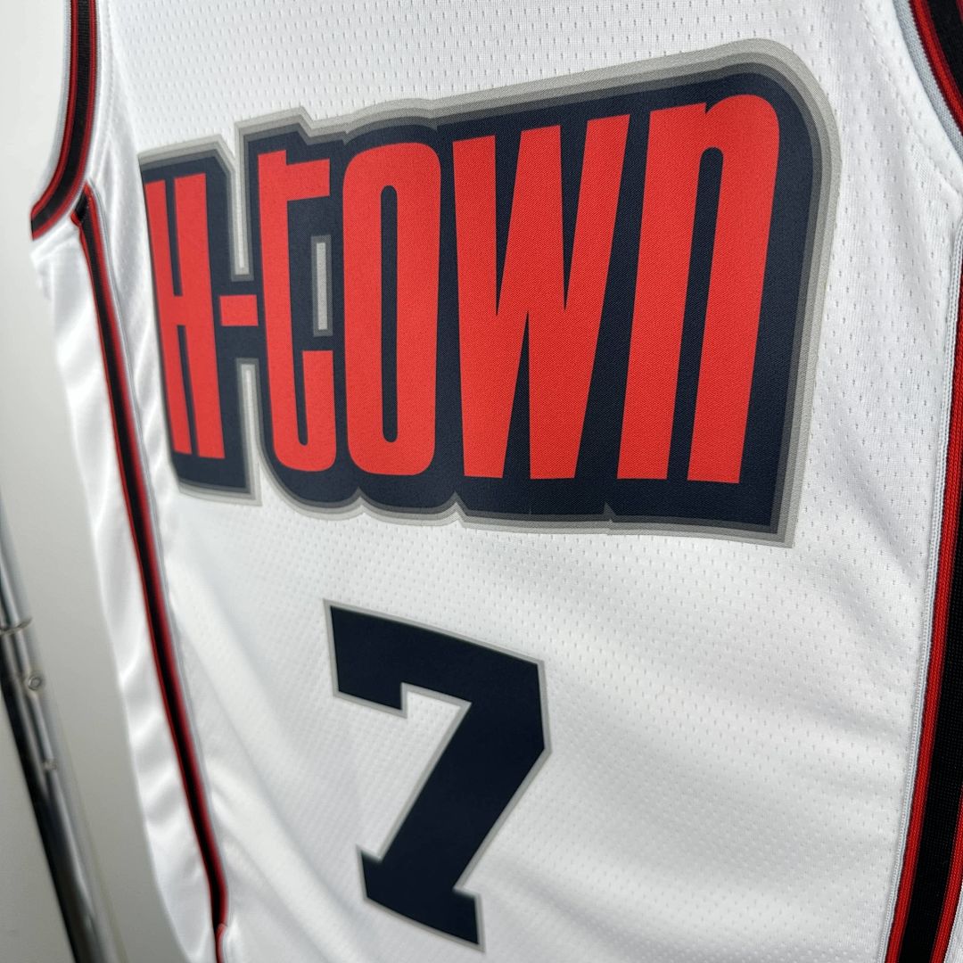 2025 Houston Rockets Durant #7 City Edition NBA Jersey 6