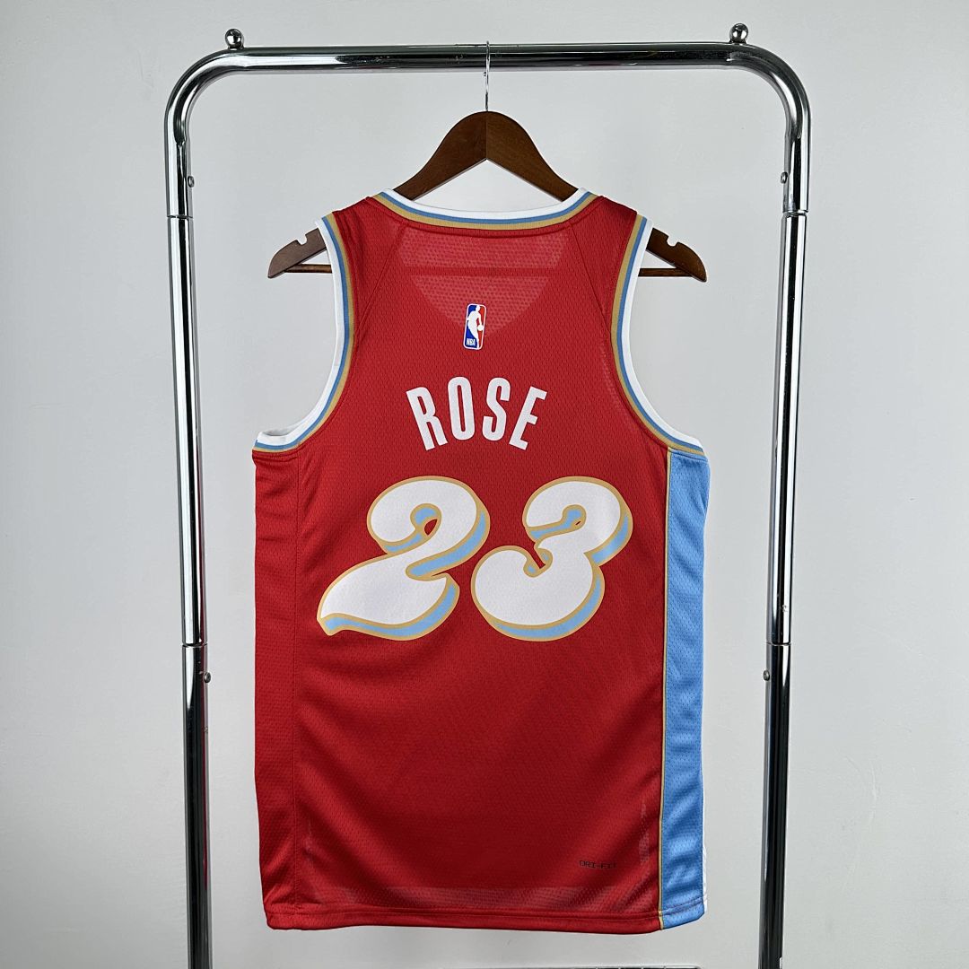 2025 Memphis Grizzlies Rose #23 City Edition NBA Jersey 10