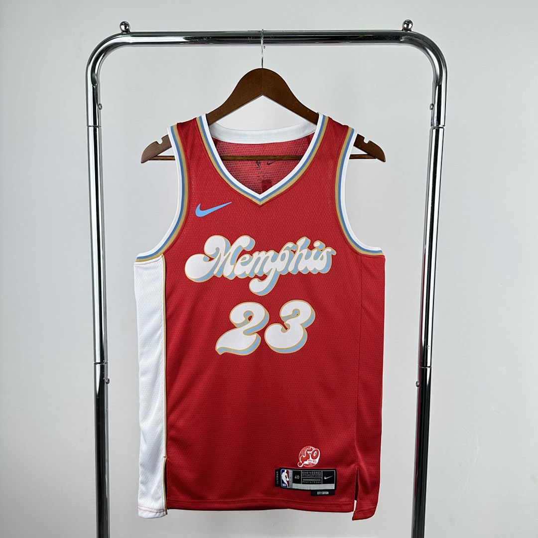 2025 Memphis Grizzlies Rose #23 City Edition NBA Jersey 11