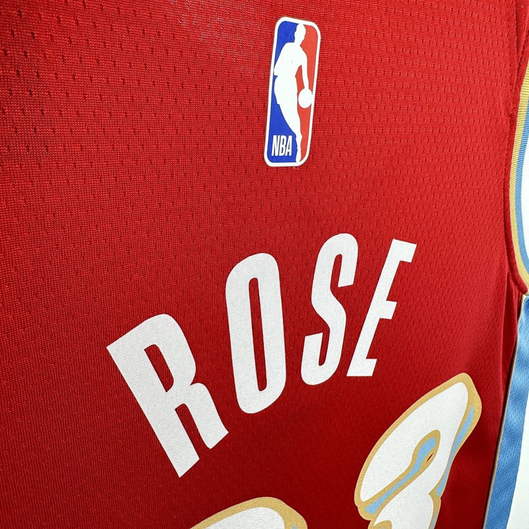 2025 Memphis Grizzlies Rose #23 City Edition NBA Jersey 4