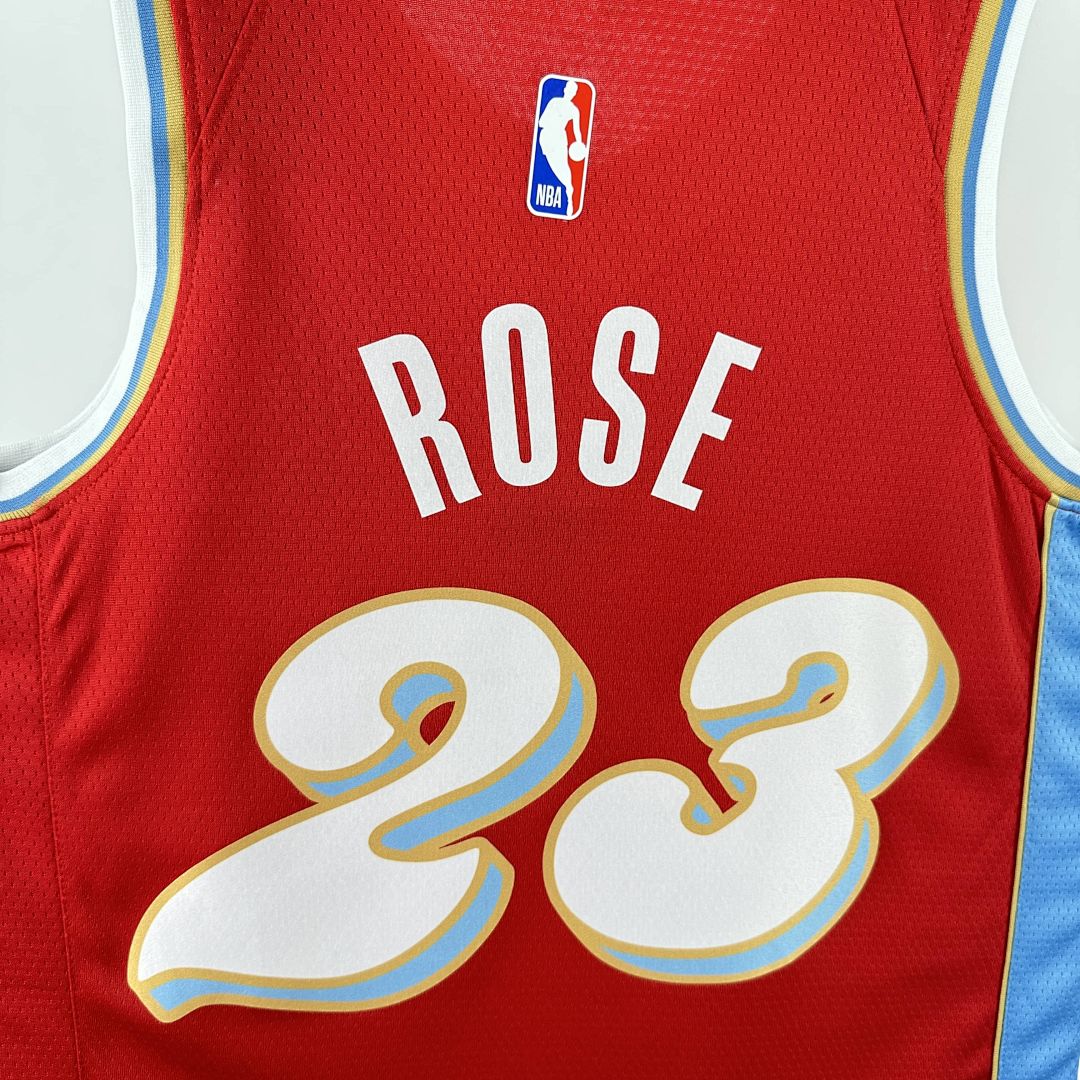2025 Memphis Grizzlies Rose #23 City Edition NBA Jersey 5