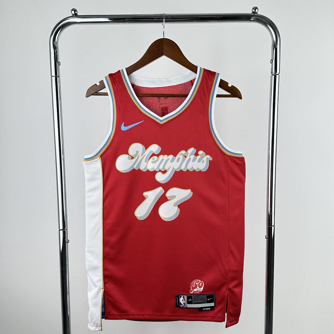 2025 Memphis Grizzlies Kawamura #17 City Edition NBA Jersey 11