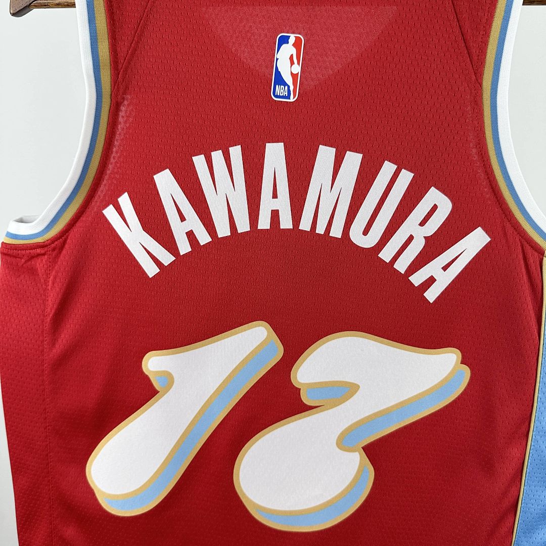 2025 Memphis Grizzlies Kawamura #17 City Edition NBA Jersey 5