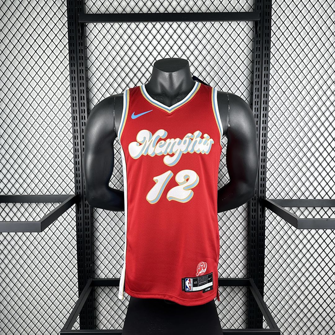 2025 Memphis Grizzlies Morant #12 City Edition NBA Jersey