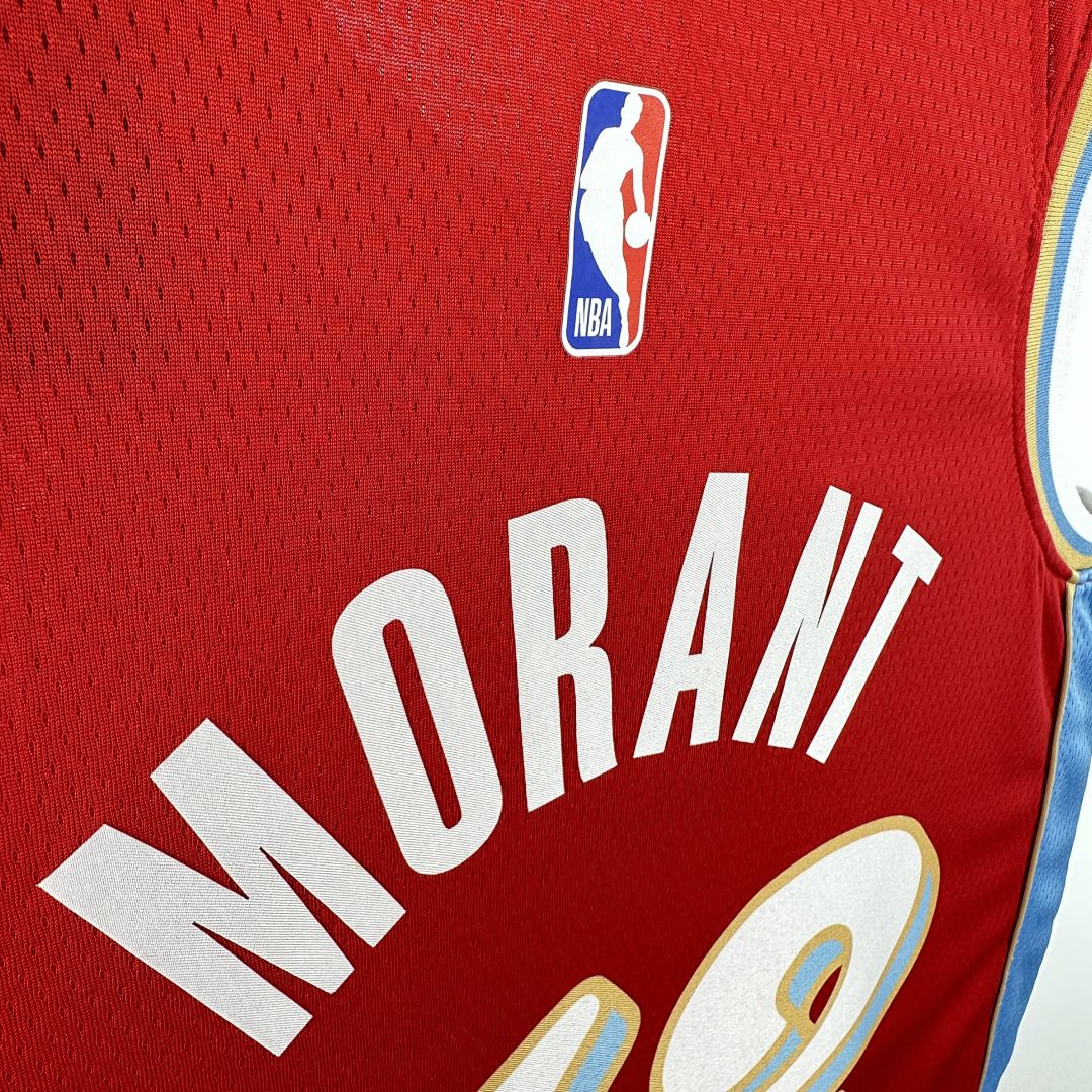 2025 Memphis Grizzlies Morant #12 City Edition NBA Jersey 4
