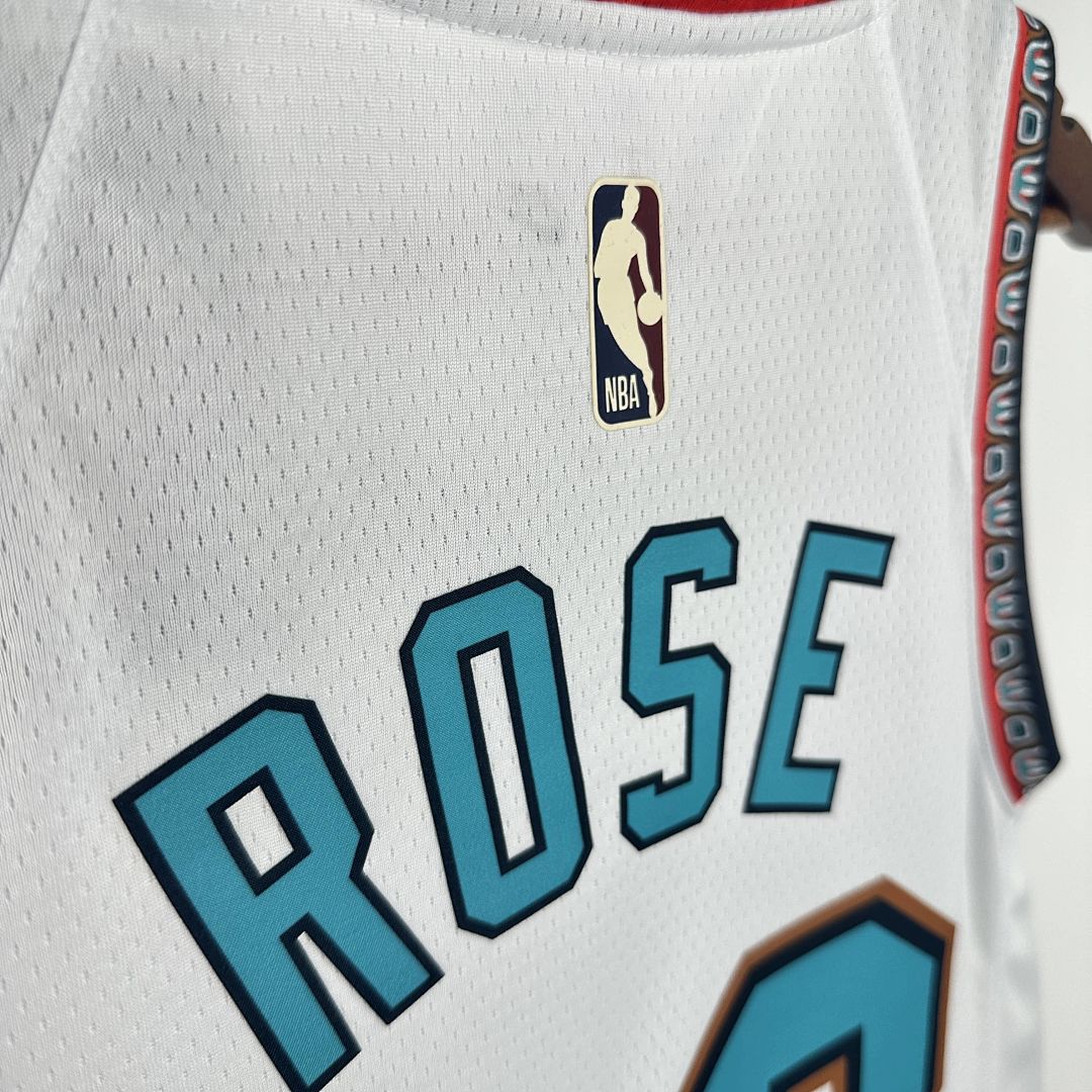 2025 Memphis Grizzlies Rose #23 Retro Edition NBA Jersey 4