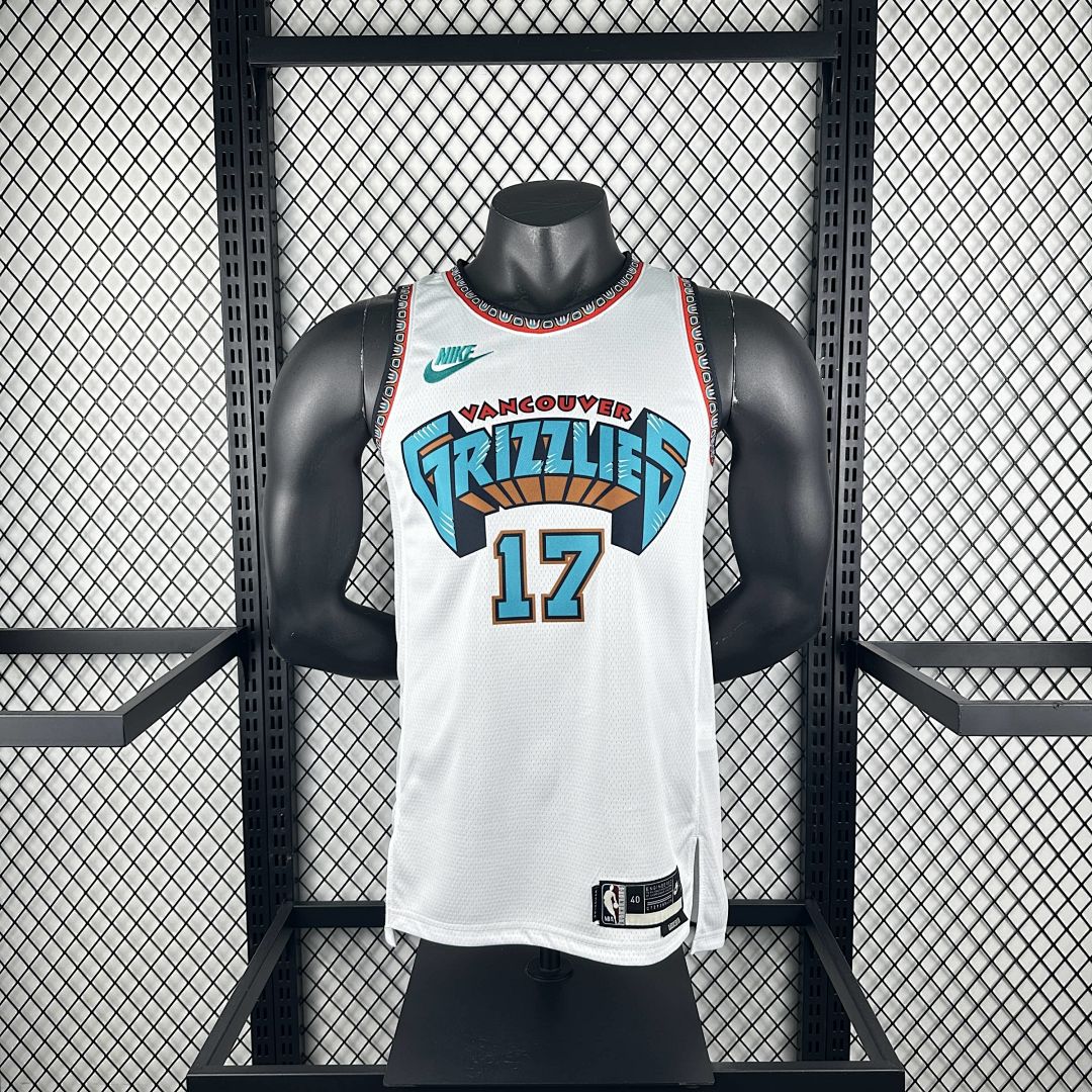 2025 Memphis Grizzlies Kawamura #17 Retro Edition NBA Jersey