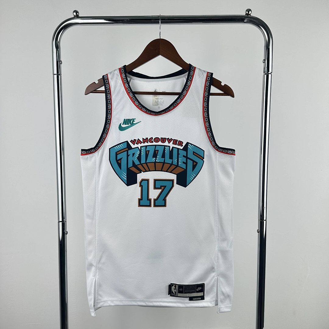 2025 Memphis Grizzlies Kawamura #17 Retro Edition NBA Jersey 11