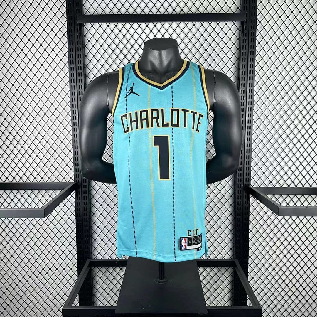 2025 Charlotte Hornets Ball #1 City Edition NBA Jersey