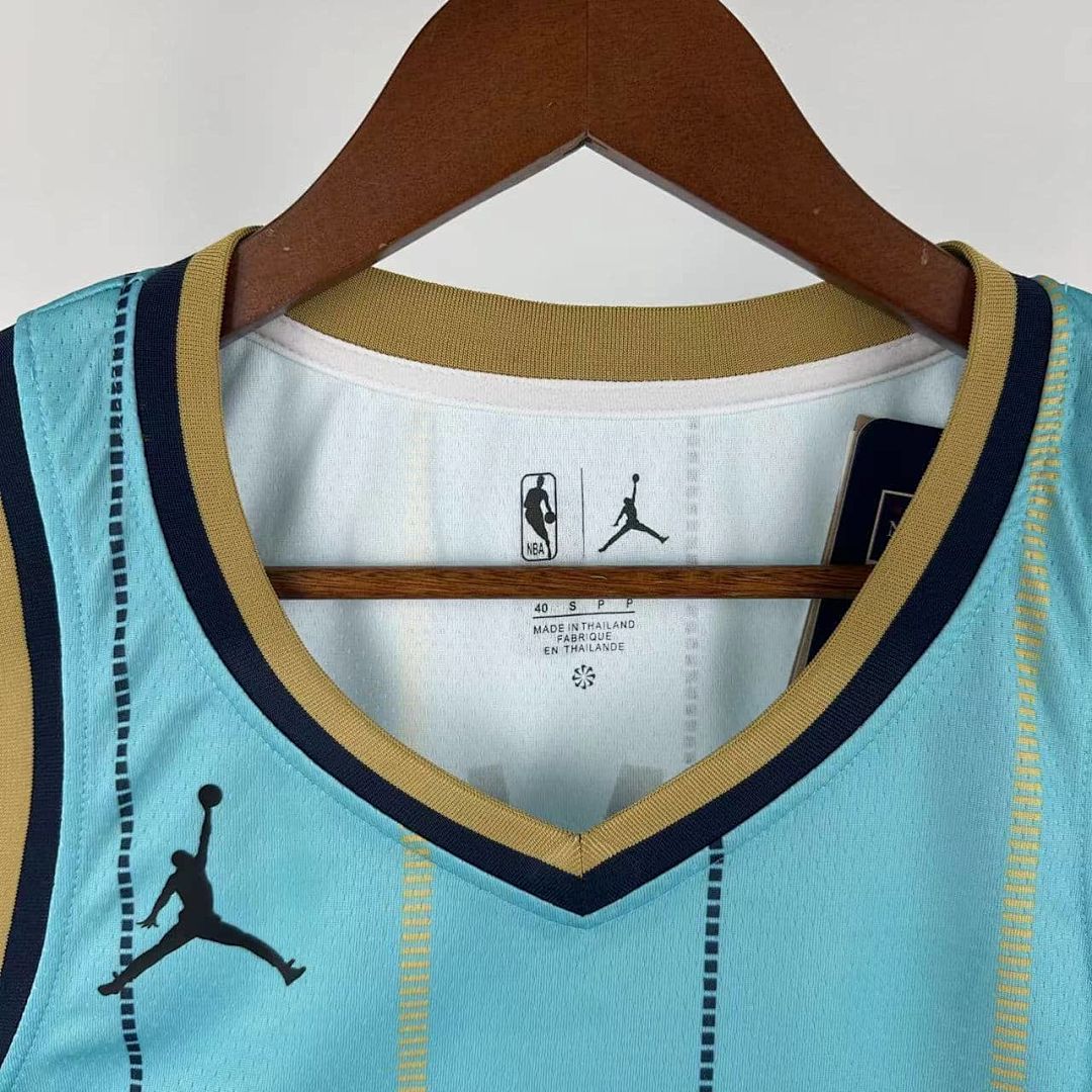 2025 Charlotte Hornets Ball #1 City Edition NBA Jersey 9