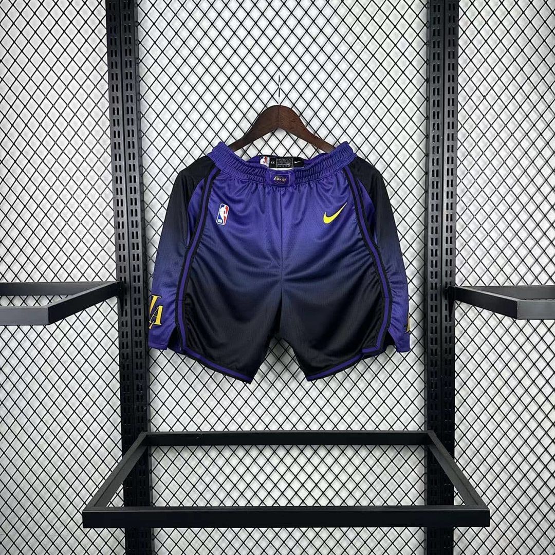 2025 Lakers pantalones cortos City Edition NBA camiseta