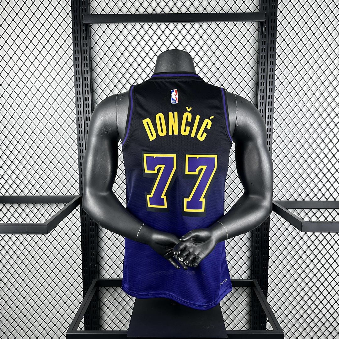 2025 Lakers Dončić #77 City Edition NBA Jersey 2
