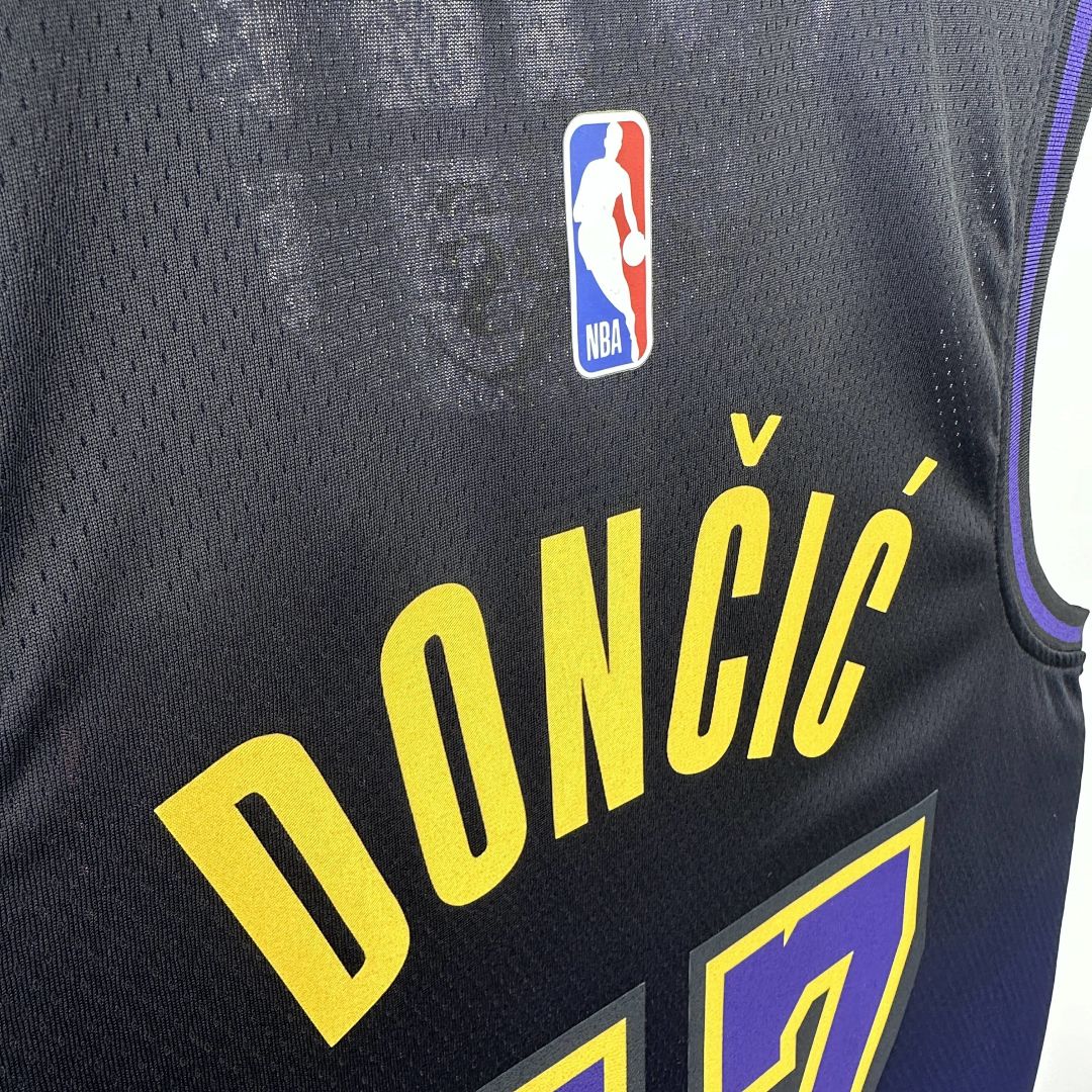 2025 Lakers Dončić #77 City Edition NBA Jersey 4