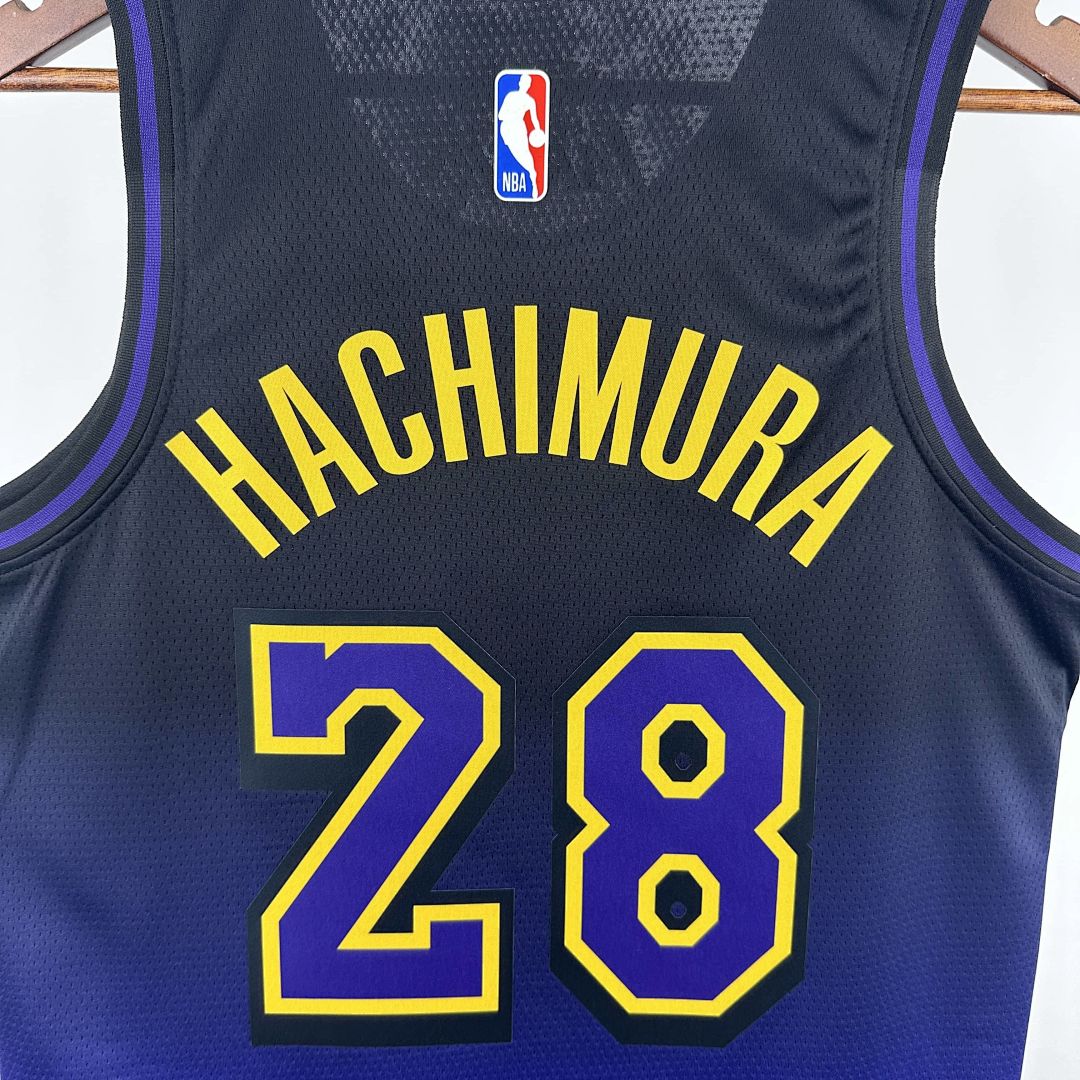 2025 Lakers Hachimura #28 City Edition NBA camiseta 5