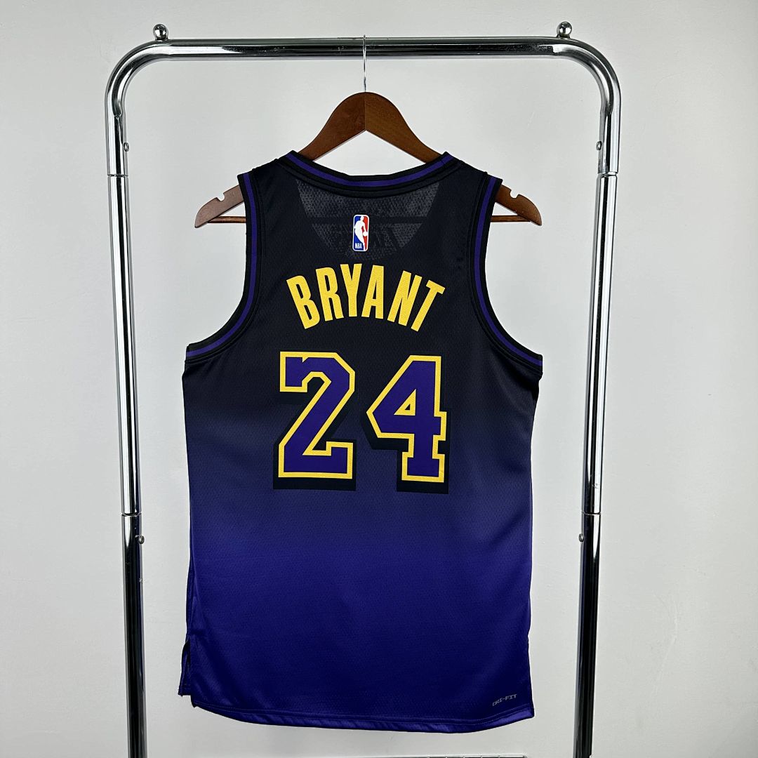 2025 Lakers Bryant #24 City édition NBA maillot 10