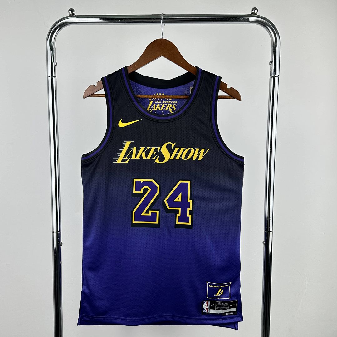2025 Lakers Bryant #24 City édition NBA maillot 11