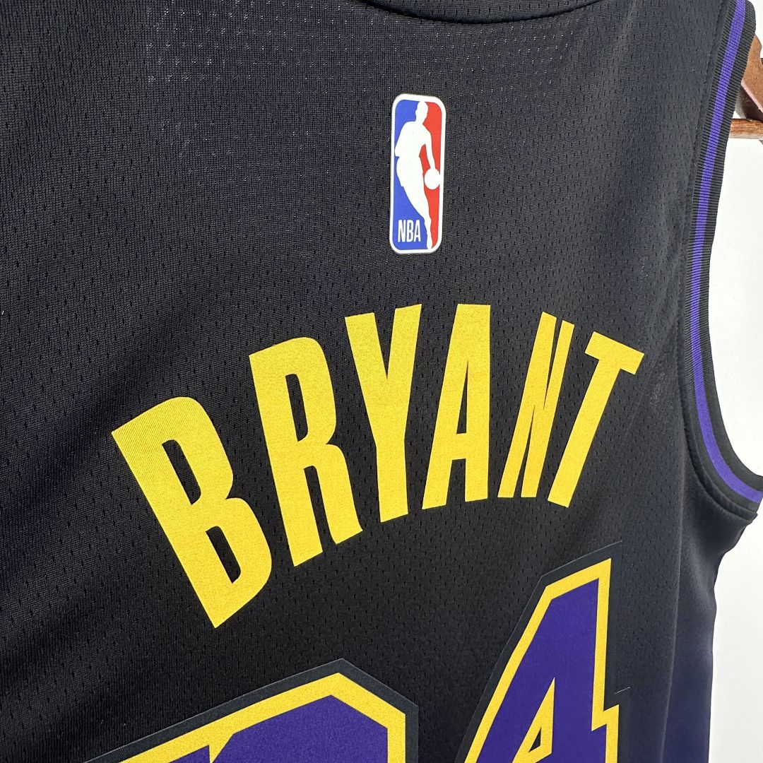 2025 Lakers Bryant #24 City édition NBA maillot 4