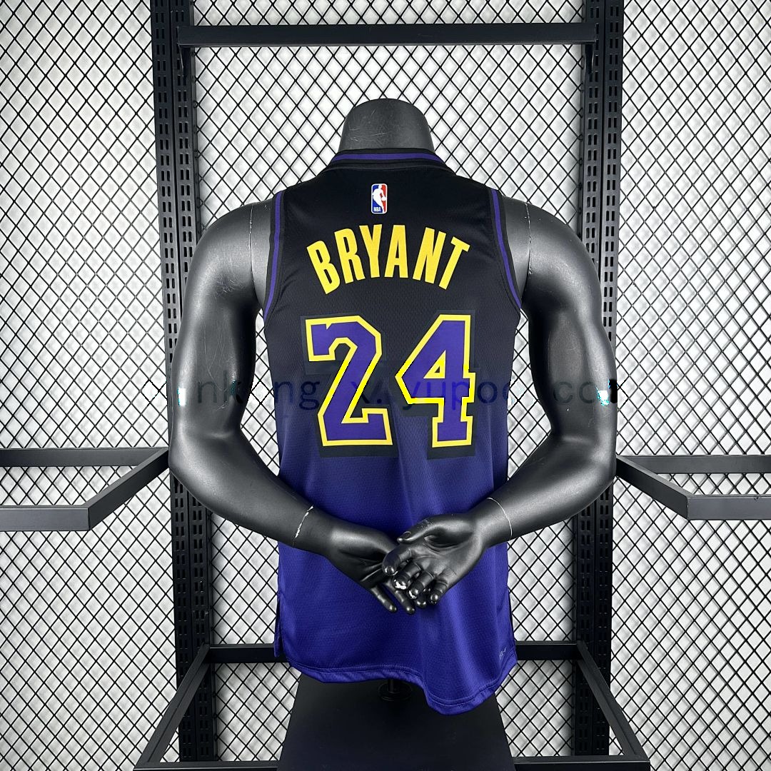 2025 Lakers Bryant #24 City édition NBA maillot 9