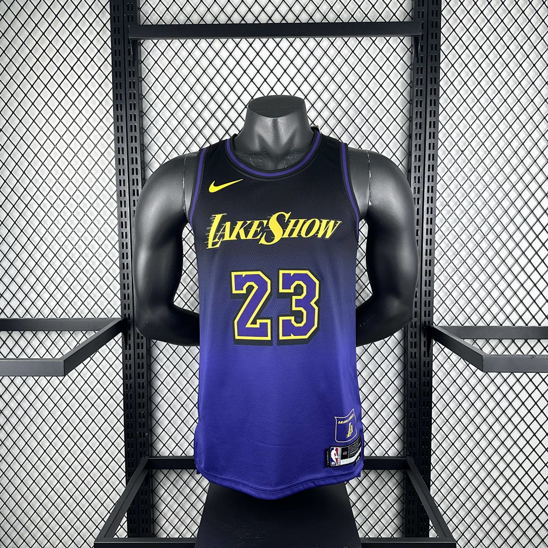 2025 Lakers James #23 City Edition NBA Jersey