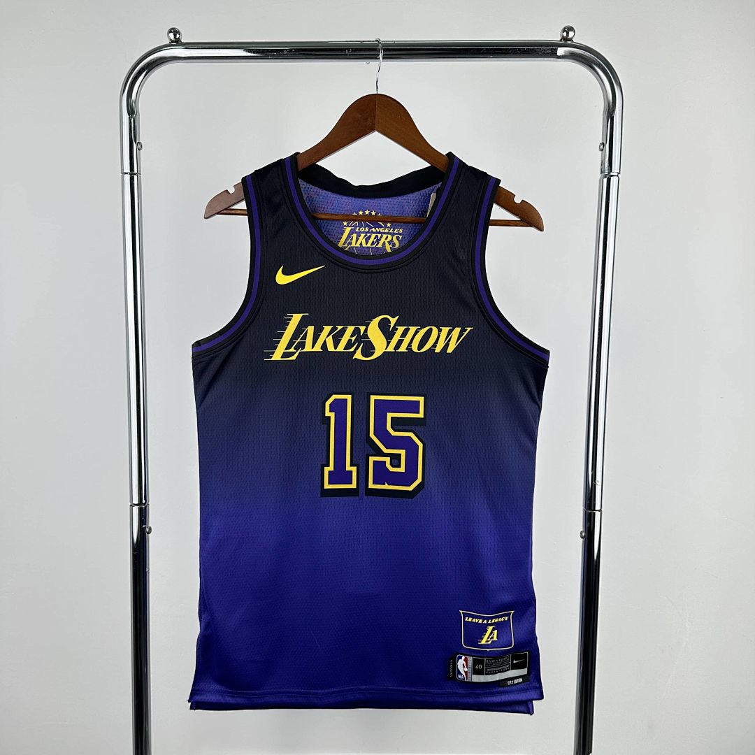 2025 Lakers Reaves #15 City Edition NBA Jersey 11