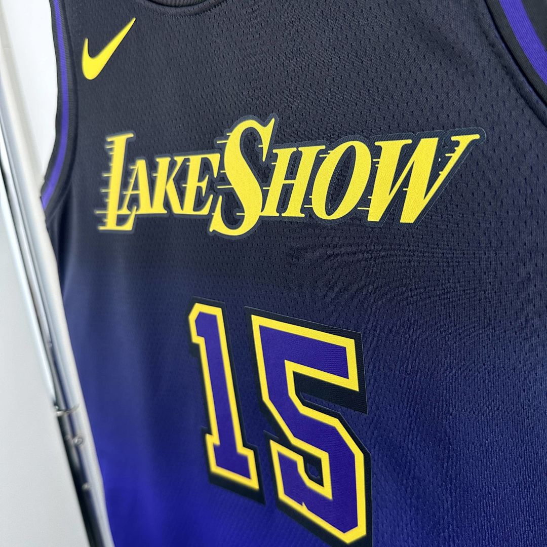 2025 Lakers Reaves #15 City Edition NBA Jersey 7