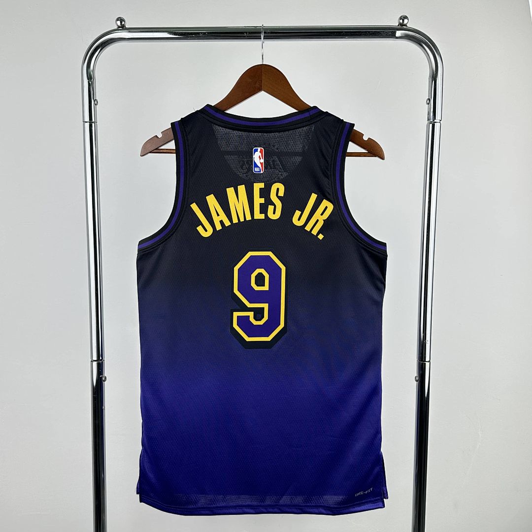 2025 Lakers James JR. #9 City Edition NBA Jersey 10