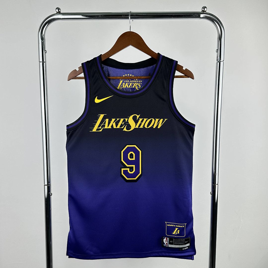 2025 Lakers James JR. #9 City Edition NBA Jersey 11