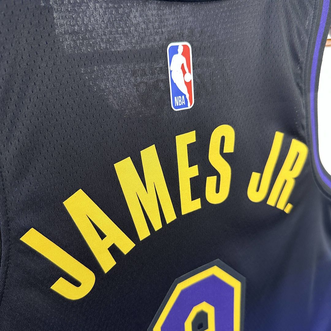2025 Lakers James JR. #9 City Edition NBA Jersey 4