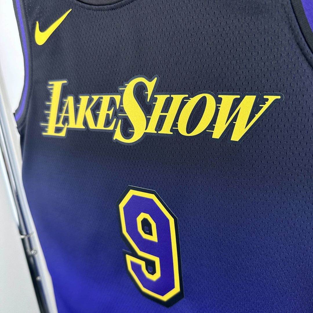 2025 Lakers James JR. #9 City Edition NBA Jersey 7