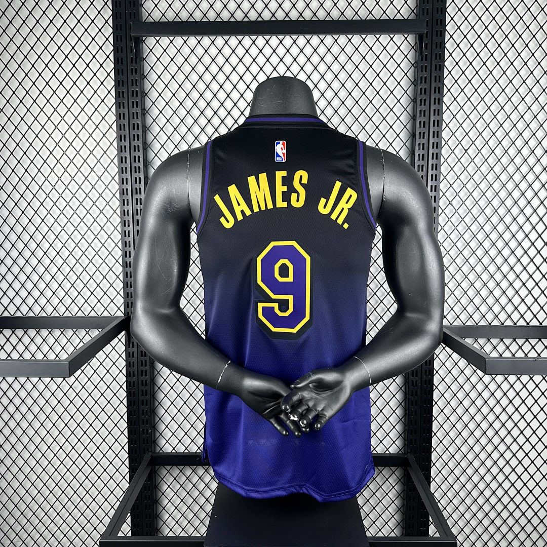 2025 Lakers James JR. #9 City Edition NBA Jersey 9