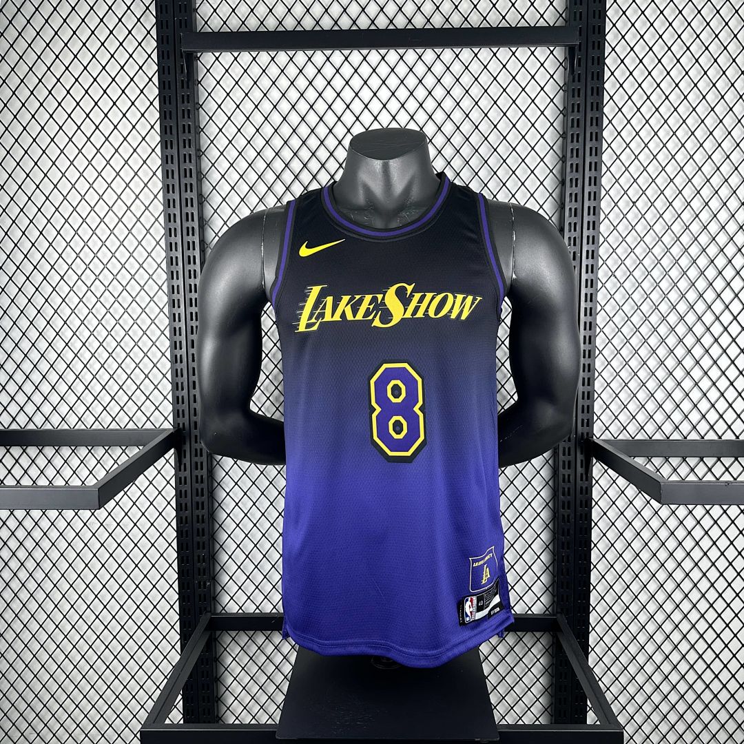 2025 Lakers Bryant #8 City Edition NBA Jersey
