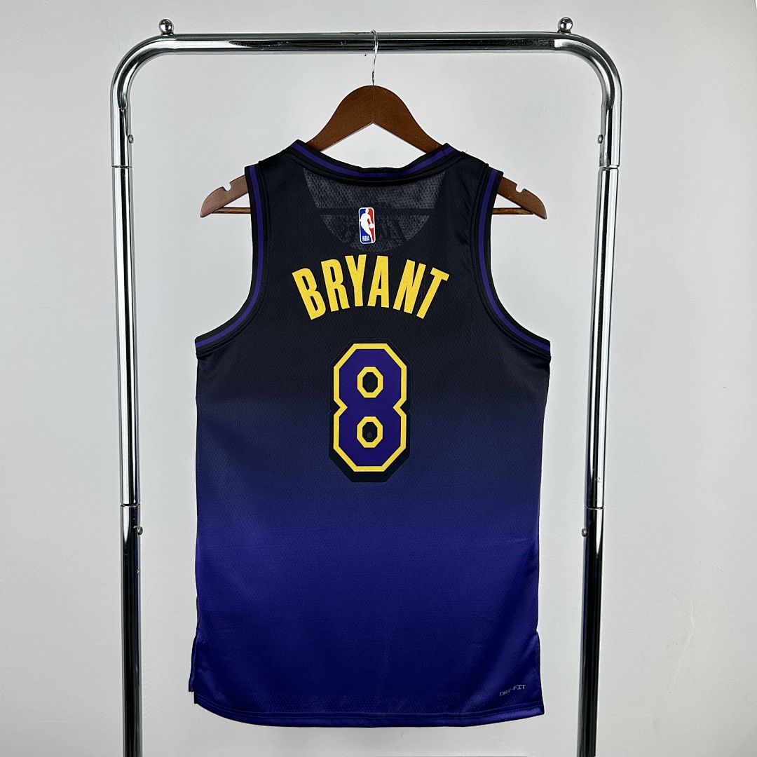 2025 Lakers Bryant #8 City Edition NBA Jersey 10