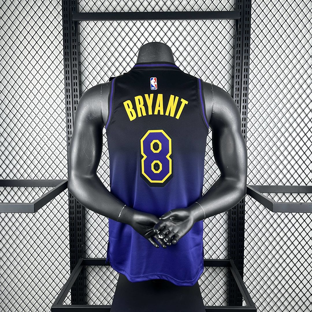 2025 Lakers Bryant #8 City Edition NBA Jersey 9