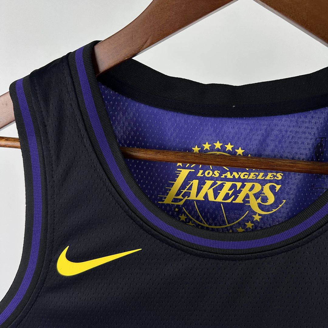 2025 Lakers Knecht #4 City Edition NBA Jersey 9