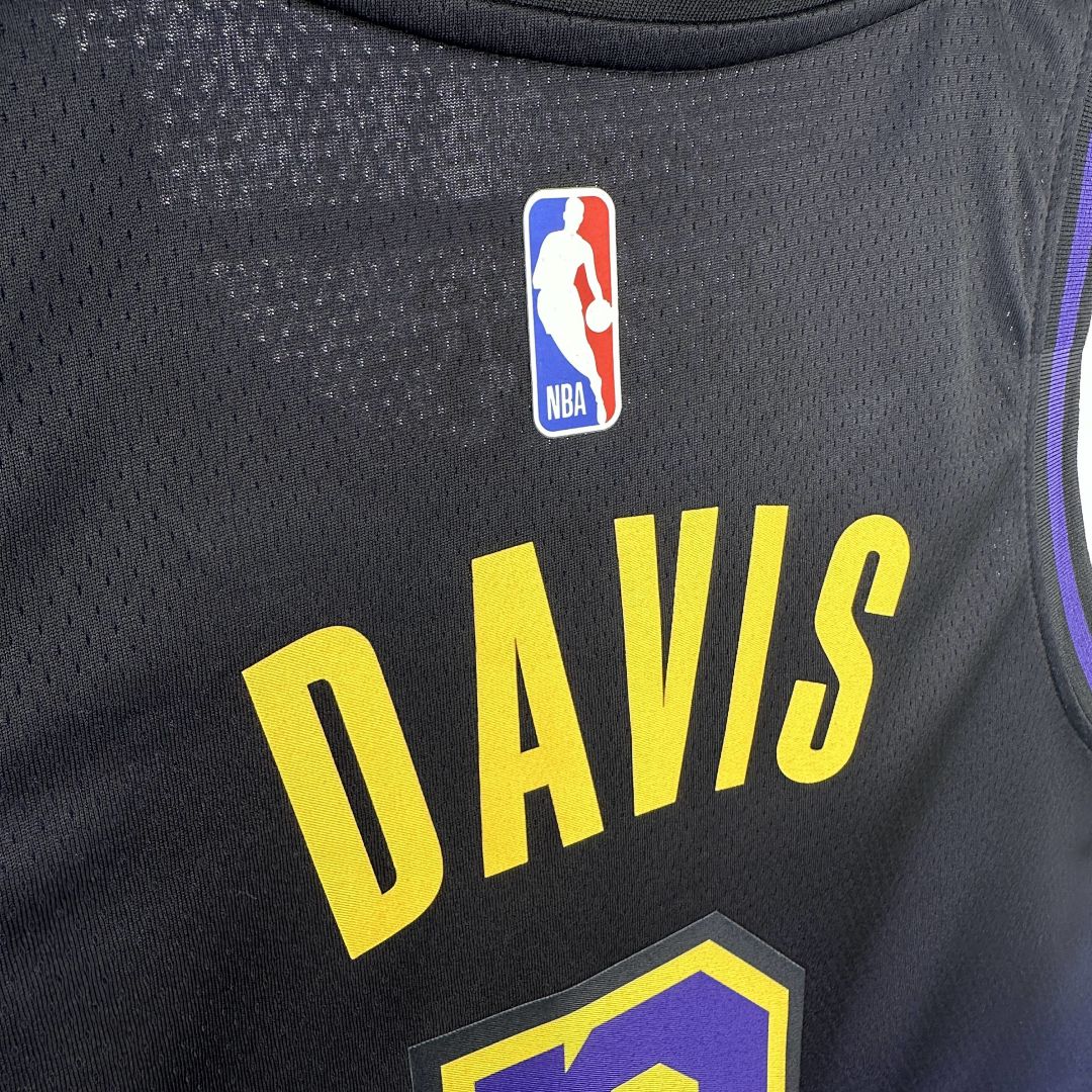 2025 Lakers Davis #3 City Edition NBA Jersey 4