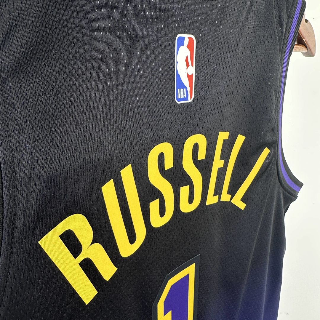 2025 Lakers Russell #1 City édition NBA maillot 3